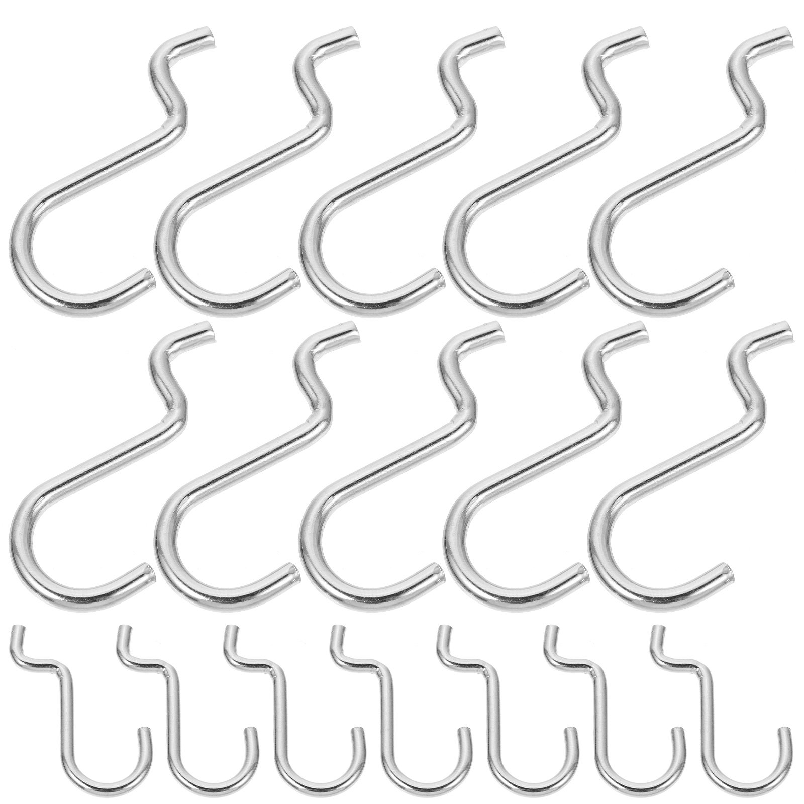 Workshop Tools Store - 20Pcs Strong Metal Pegboard Hooks for