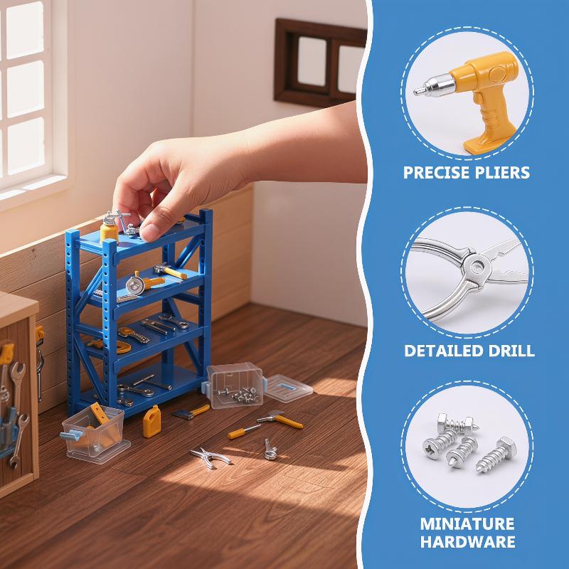 Premium 30Pcs Mini Tools Set 1 - Workshop Tools Toy recension och pris