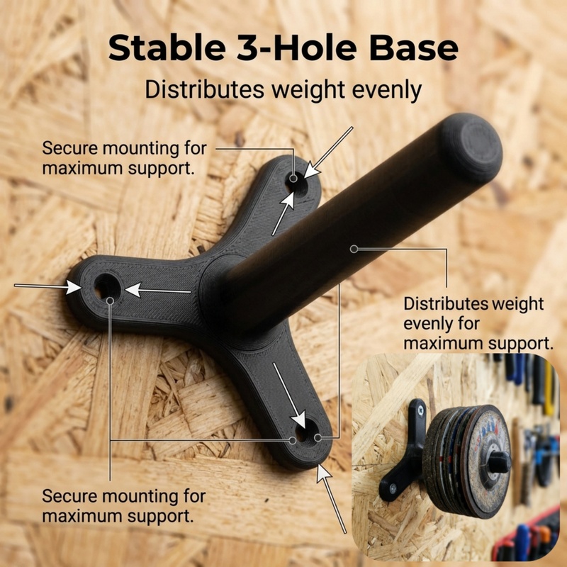 1Pcs Wall Mount Grinder Holder - Workshop Tools Holder recension och pris