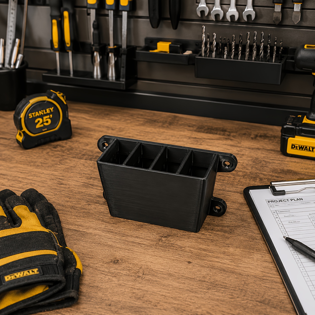 Wall-Mounted Four-Slot Utility - Workshop Tools Knife recension och pris