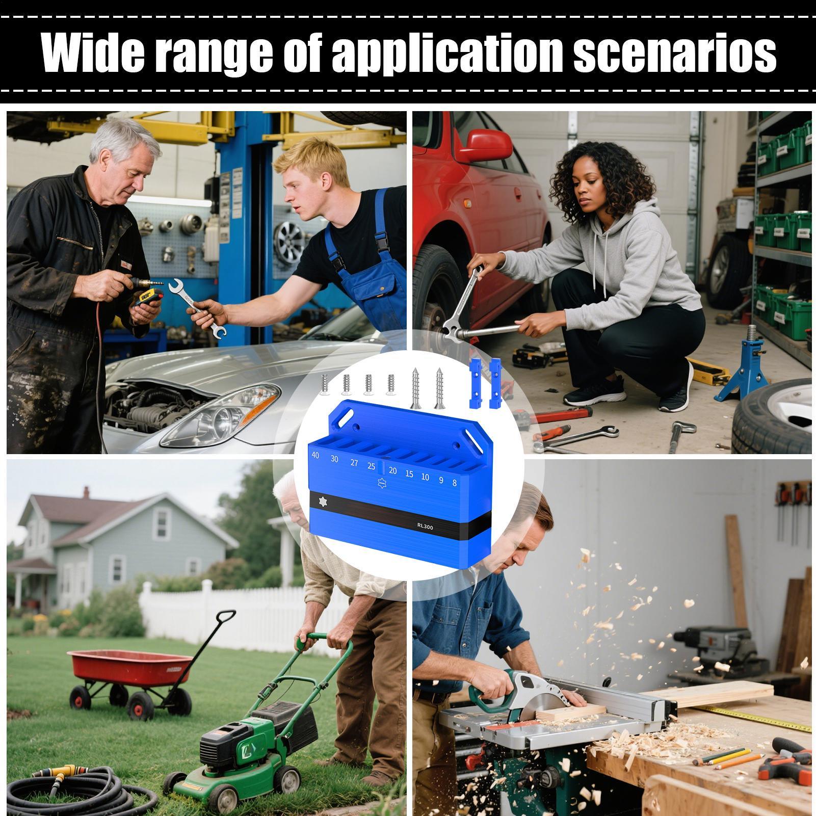 Wrench Organizer Tool Storage  - Workshop Tools Display recension och pris