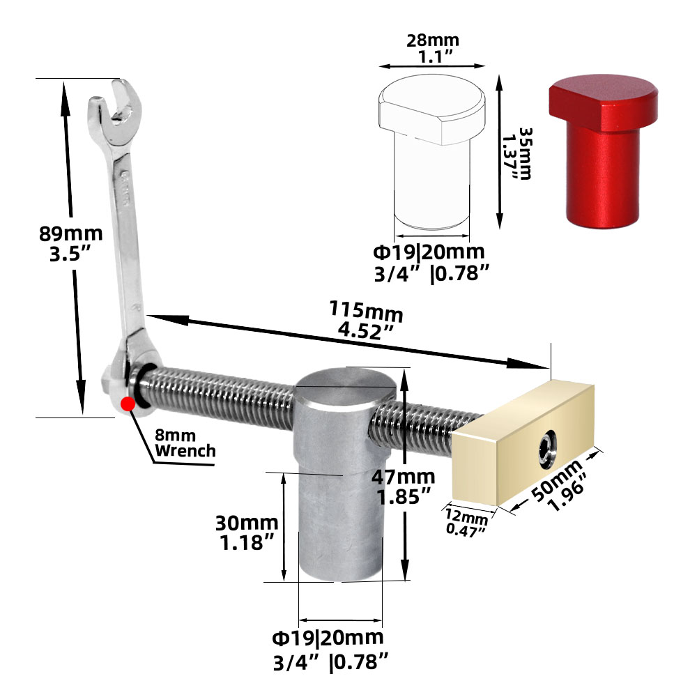 Woodworking Bench Dog Brake In - Workshop Tools Vice recension och pris
