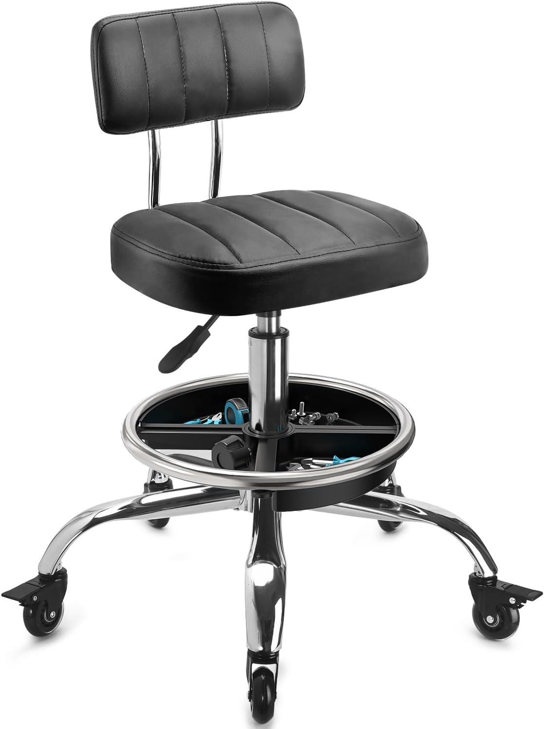 Garage Mechanic Stool With Bac - Workshop Tools Storage recension och pris
