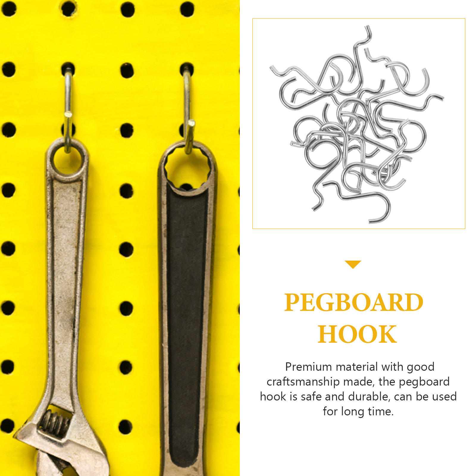 20Pcs Strong Metal Pegboard Ho - Workshop Tools Store recension och pris