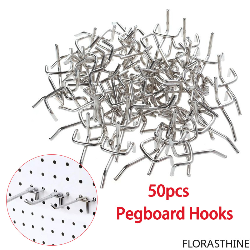 50PCS Peg Board Hooks Pegboard - Workshop Tools Display recension och pris